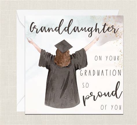 graduation card for granddaughter